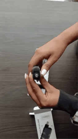 GIF de uso del producto